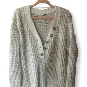 Nwot oversized cream free people